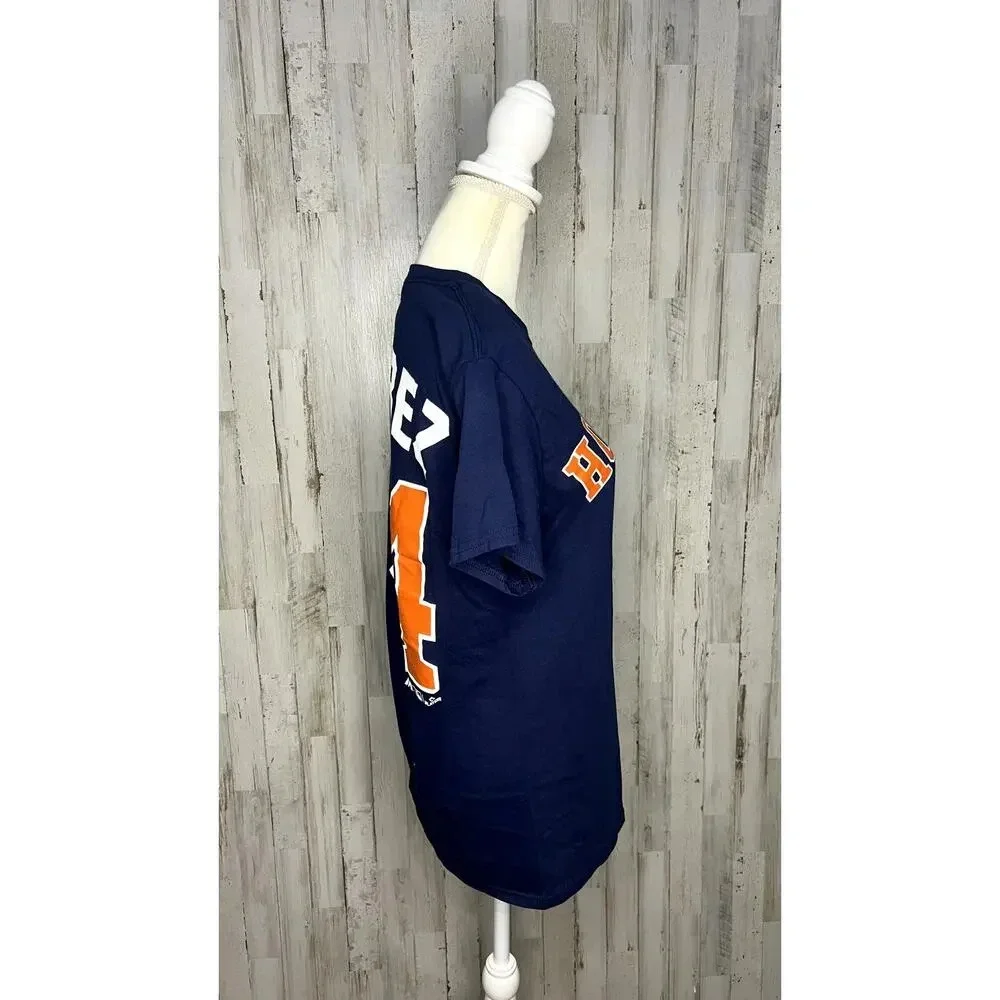NWT Houston Astros Yordan Alvarez #44 Men's Blue T-Shirt‎ Size Small